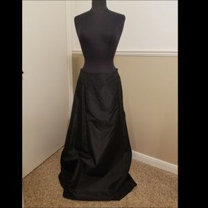 Floor-length Taffeta Skirt